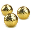 Three-layer gold-plated competition ball