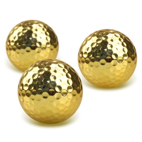 Three-layer gold-plated competition ball