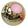 Double-layer gradient electroplated competition ball